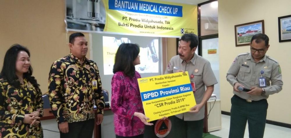 116 Orang Satgas Karhutla Riau Periksa Kesehatan