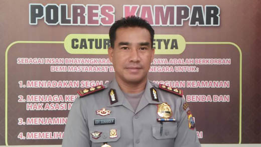 Kapolres Kampar Undang Rekan Media Hadir Acara Kenal Pamit