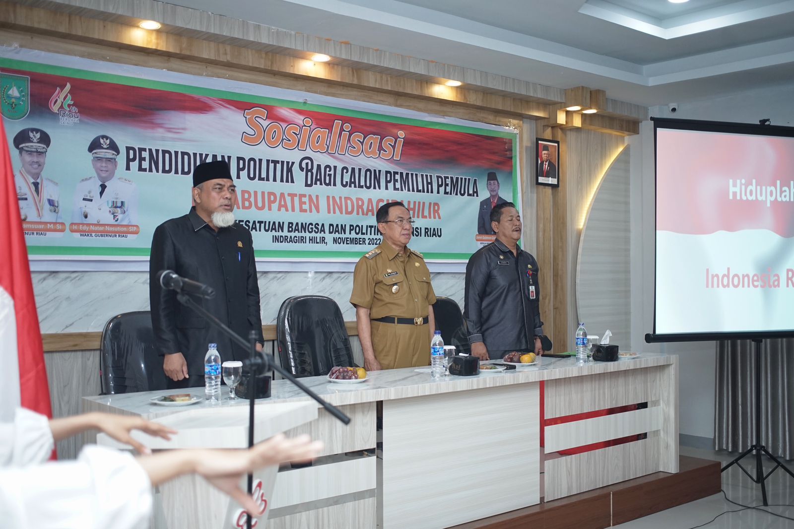 Tingkatkan Partisipasi, HM Wardan Buka Sosialisasi Pendidikan Politik pada Pemilih Pemula