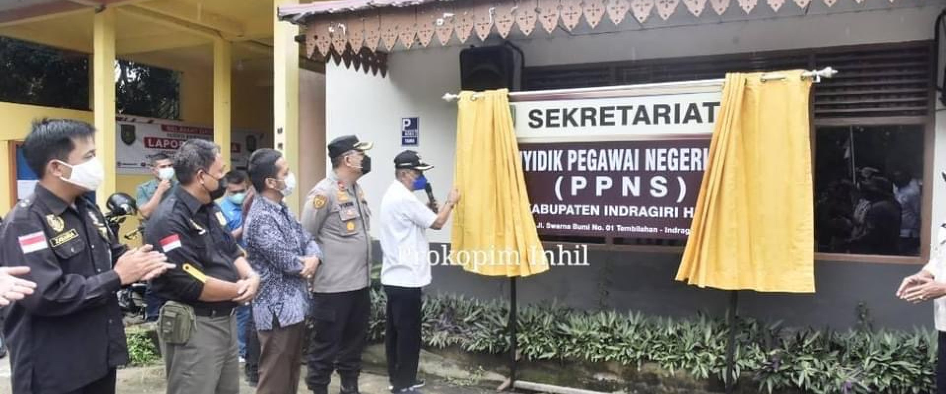 Wabup H.Syamsuddin Uti Resmikan Sekretariat Bersama (Sekber) PPNS