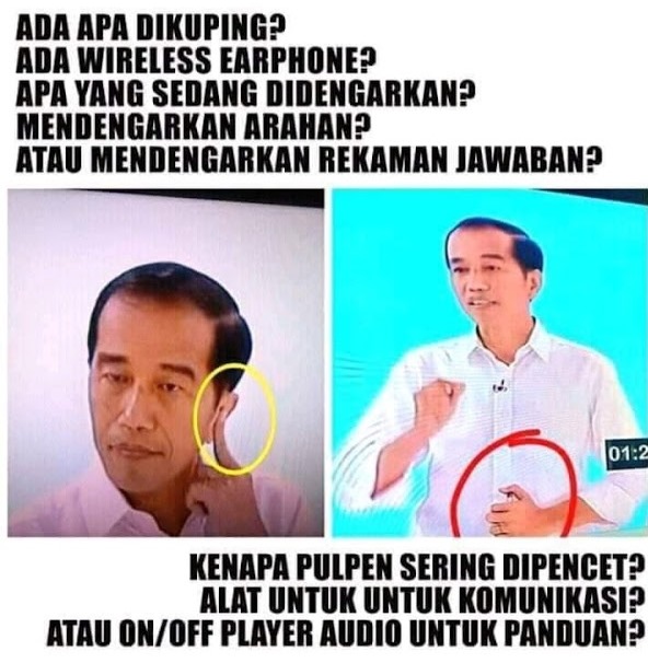 BPN Prabowo Minta TKN Segera Klarifikasi Isu Jokowi pakai Earpiece Saat Debat Kedua