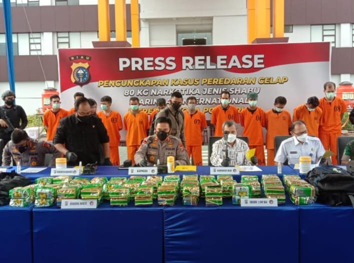 11 Kurir Sabu Jaringan Internasional Dijanjikan Uang Rp 15 Juta