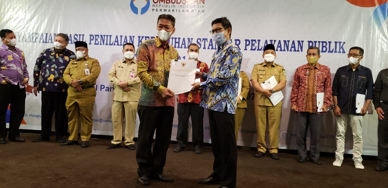 Mantap ! Pelayanan Publik Rohil Raih Peringkat ke III Terbaik se-Indonesia