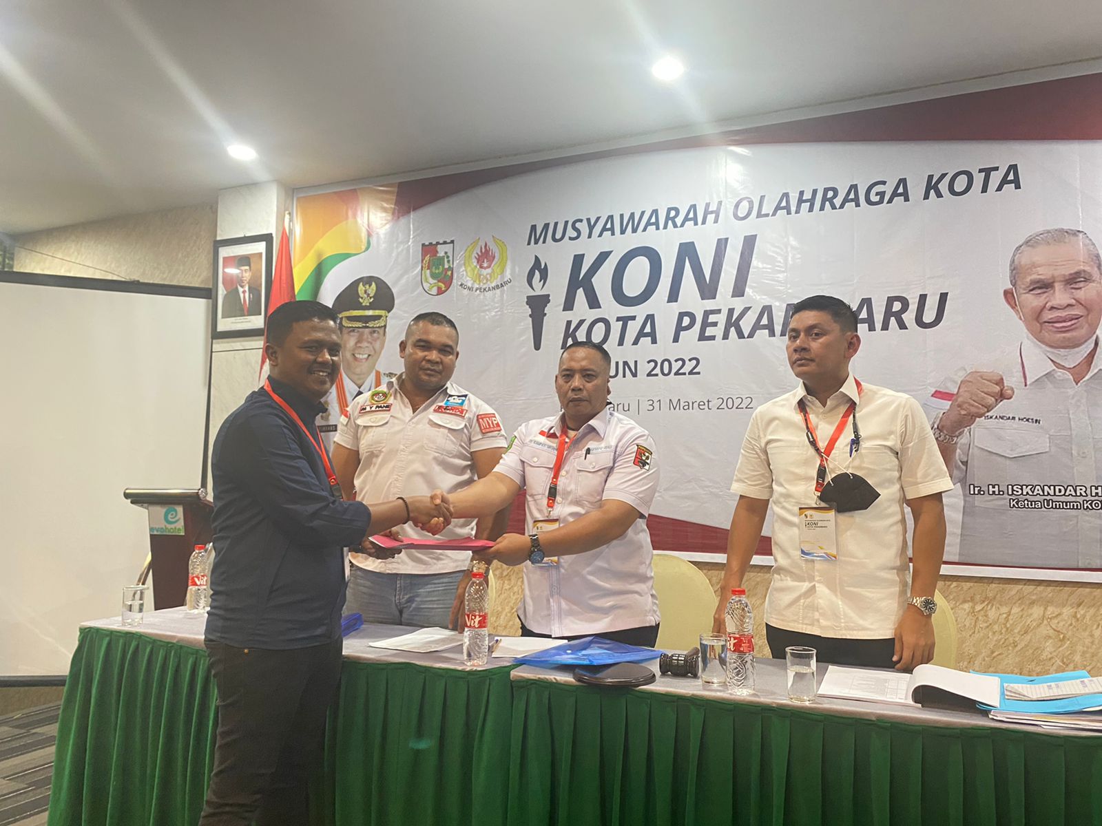 Unggul 5 Suara, Muhammad Yasir Nakhodai KONI Pekanbaru Periode 2022-2026