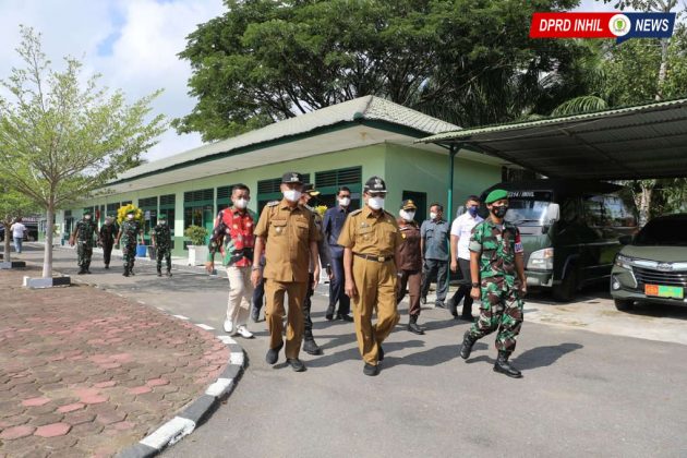 Wakil Ketua DPRD Inhil Bersama Bupati dan Forkopimda Hadiri Pembukaan TMMD