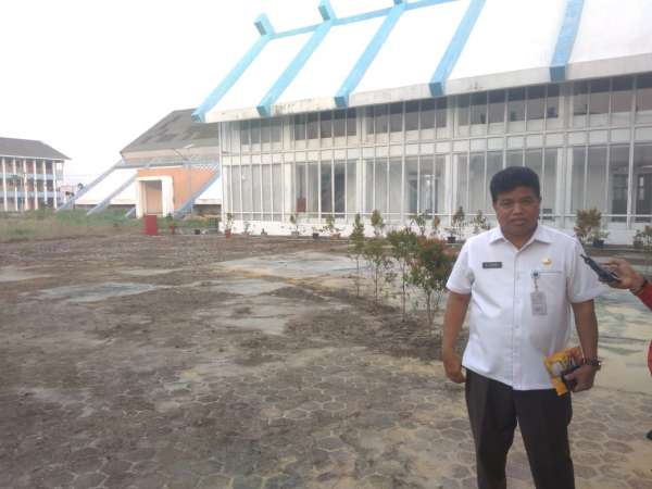 Gedung Baru Disdik di Air Hitam Tahap Pembersihan
