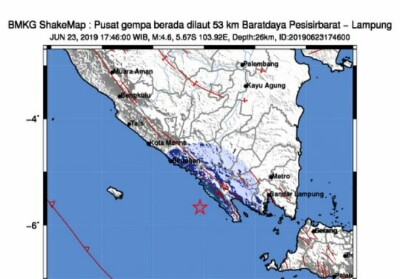 Gempa Magnitudo 4,7 Guncang Bengkulu