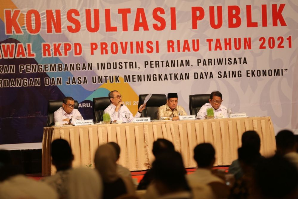 Pemprov Riau Sediakan Situs Web Khusus Untuk Masukan RKPD 2021