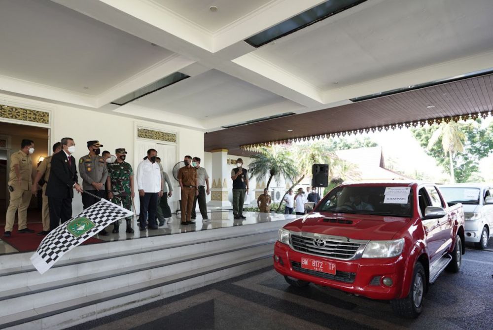 Bawa 7.400 Dosis Vaksin, Gubri Lepas Mobil Siaga Ternak Tangani Wabah PMK
