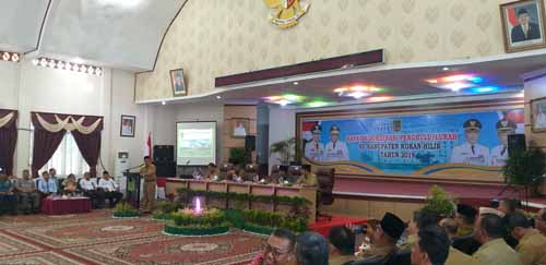 Gubri Buka Rakor Camat, Penghulu dan Luran se-Rohil