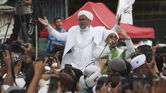 Pemprov DKI Denda Rizieq Shihab Rp50 Juta Imbas Langgar Prokes