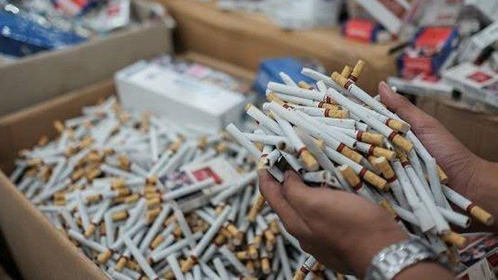 Puluhan Ribu Batang Rokok Ilegal Disita Bea Cukai Pekanbaru dan Bandung