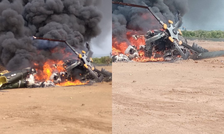 Helikopter TNI AD Jatuh, Meledak, dan Terbakar di Kendal