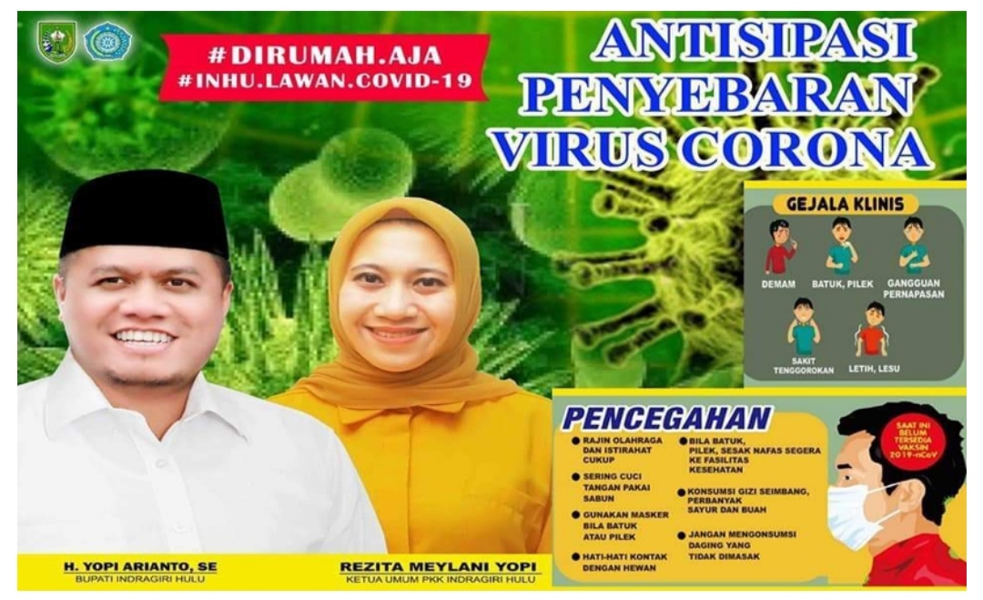Masih Nol Kasus, Inhu Optimalkan Pemantauan dan Pengawasan Percepatan Penanganan Covid-19