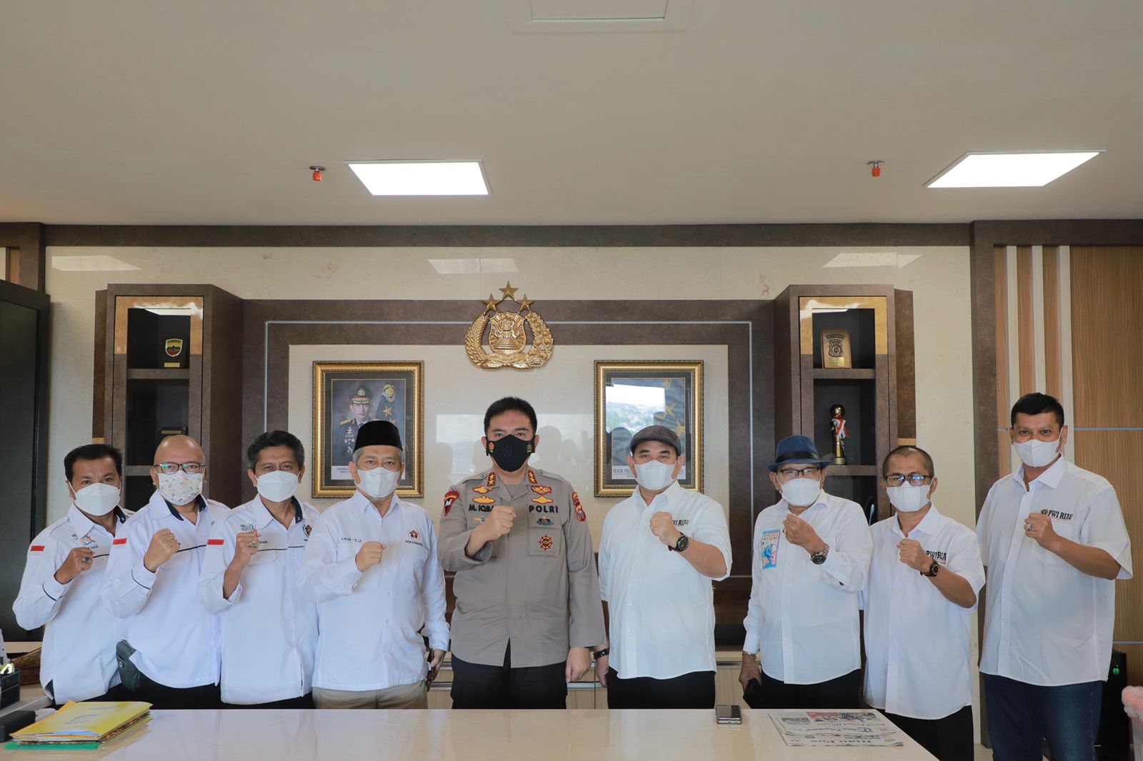 Di Hadapan Ketua PWI dan Panitia HPN, Kapolda Riau Siap Dukung Penuh HPN