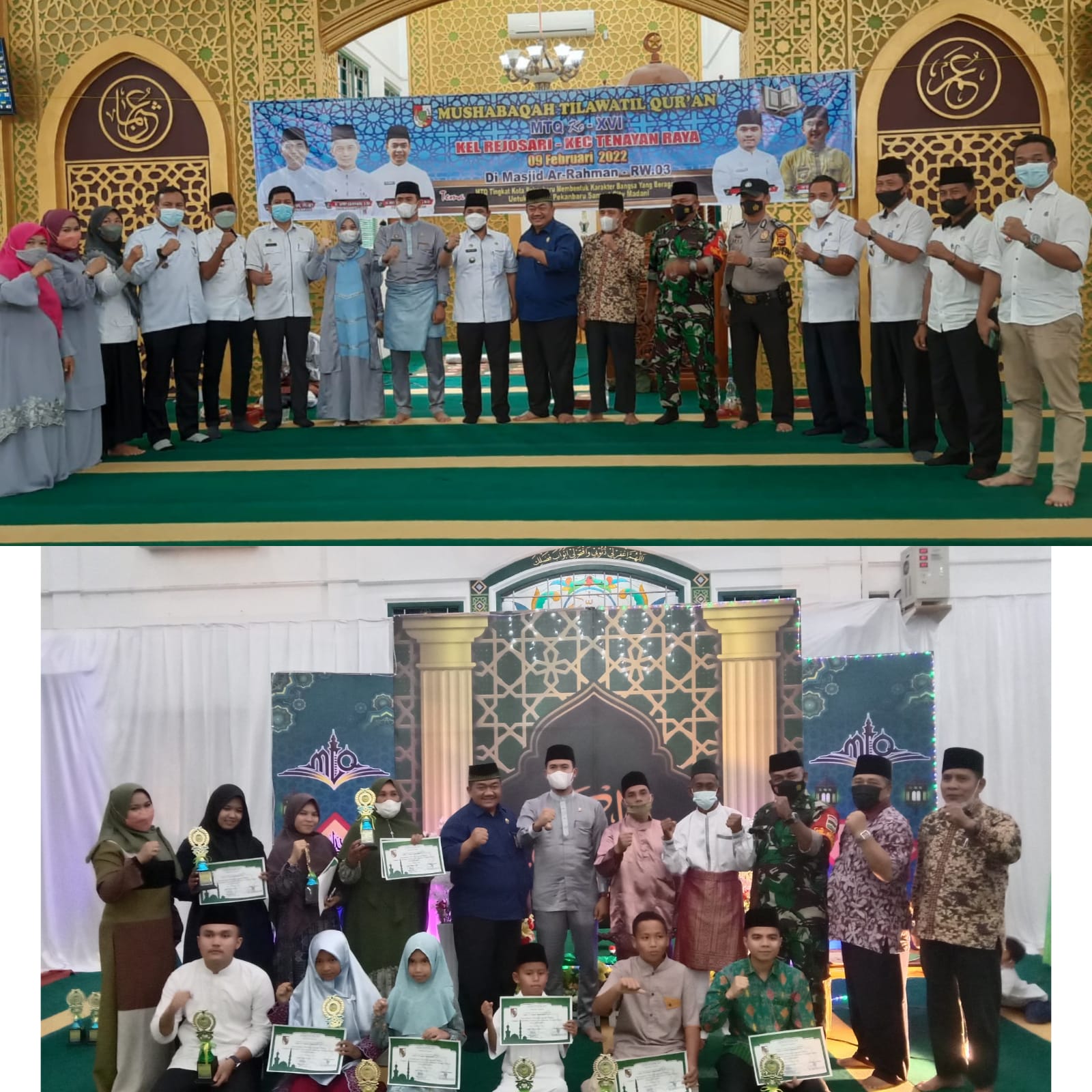 Dua Kali Berturut-turut, RW 07 Kembali Raih Juara Umum MTQ Kelurahan Rejosari