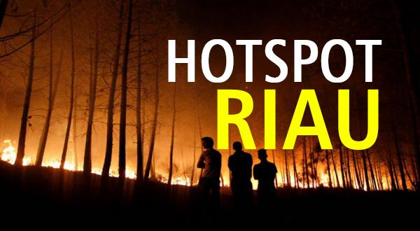 6 titik Panas Terpantau  di Riau