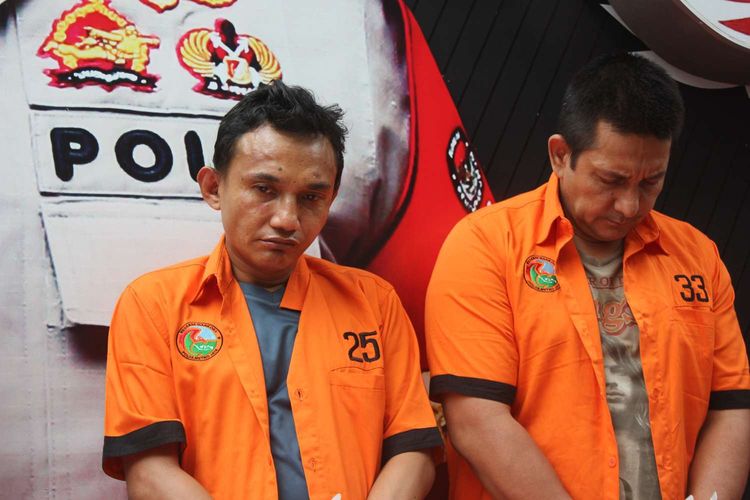 Ibra Azhari Tertunduk Lesu Usai Ditangkap Polisi