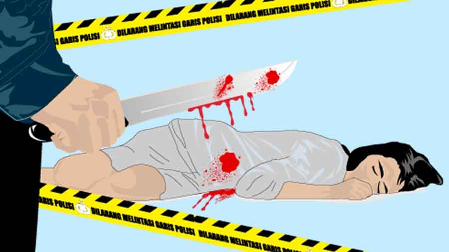 Sadis, Anak Usia 18 Tahun Bunuh Ibu Kandung Pakai Sabit