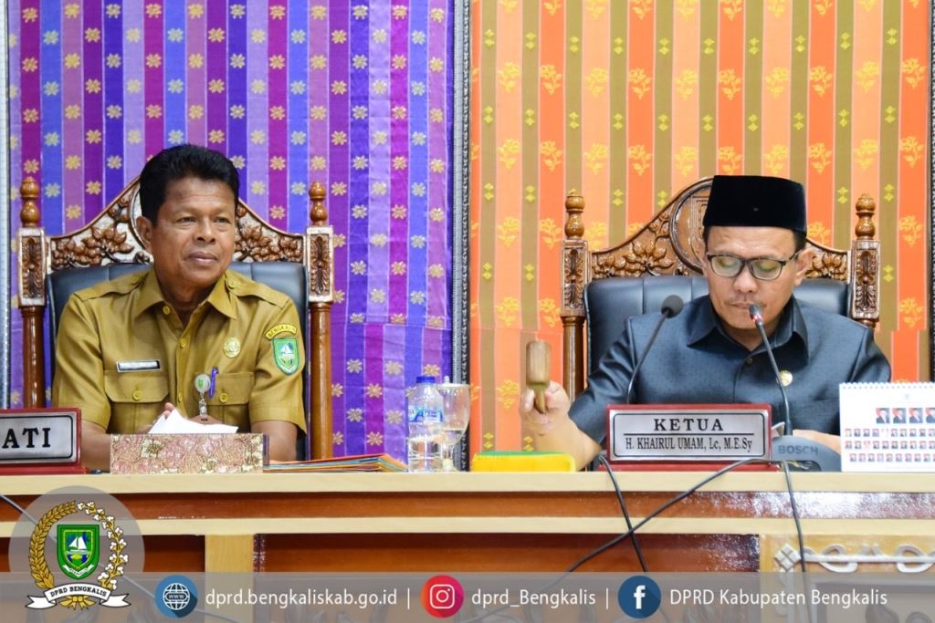 DPRD Bengkalis Sampaikan Laporan Reses dan Pembentukan Pansus Pokir