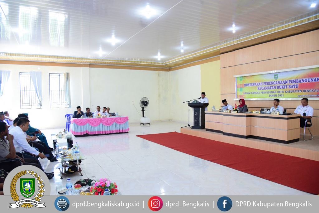  Dalam Musrenbang Bukit Batu, Anggota DPRD Minta Pemerintah Desa Terus Jalin Komunikasi