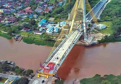 Tunggu Teken Menteri, Tiga Hari Lagi Jembatan Sultan Abdul Jalil Alamudin Syah Dibuka