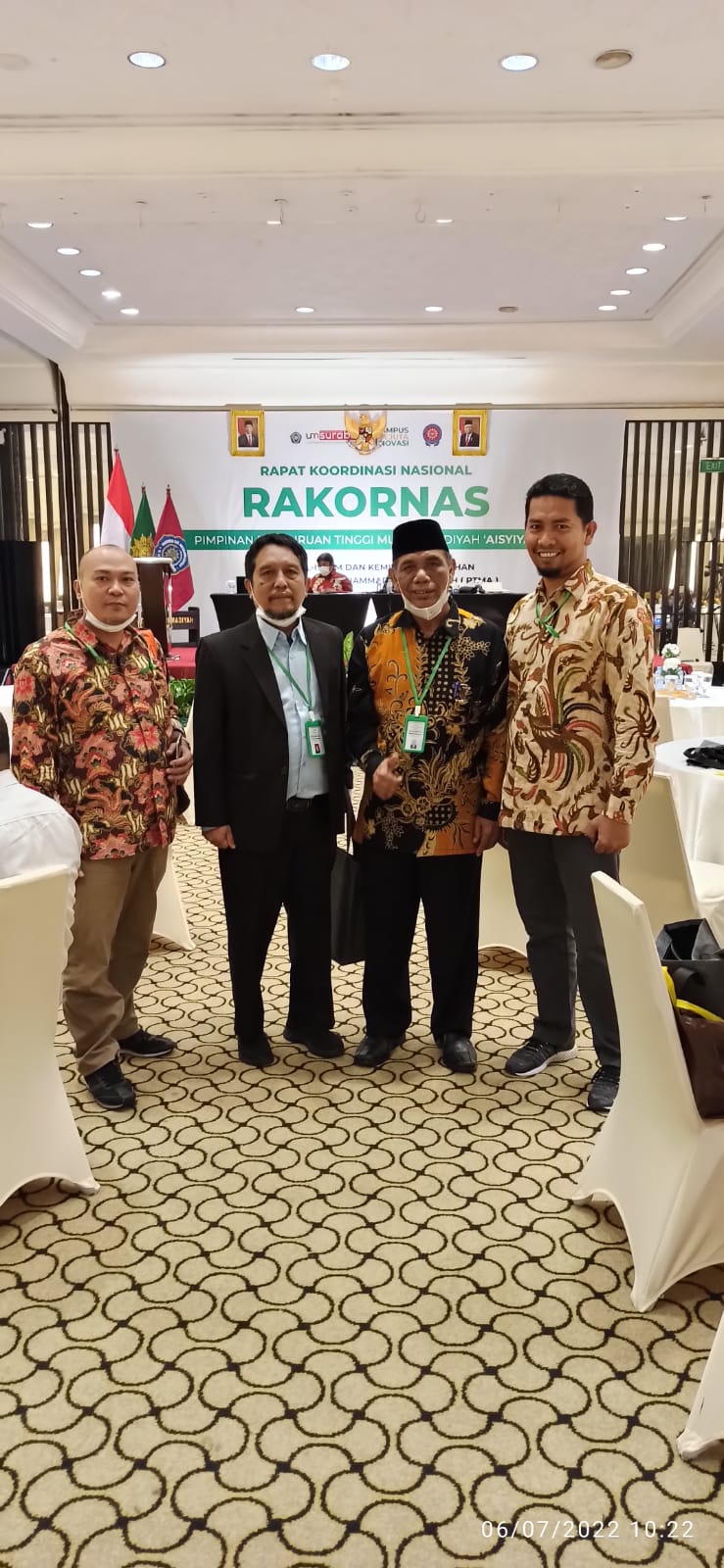 Hadiri Rakor Pimpinan PTMA, Rektor UMRI Tekankan Internasionalisasi dan Internalisasi Muhammadiyah