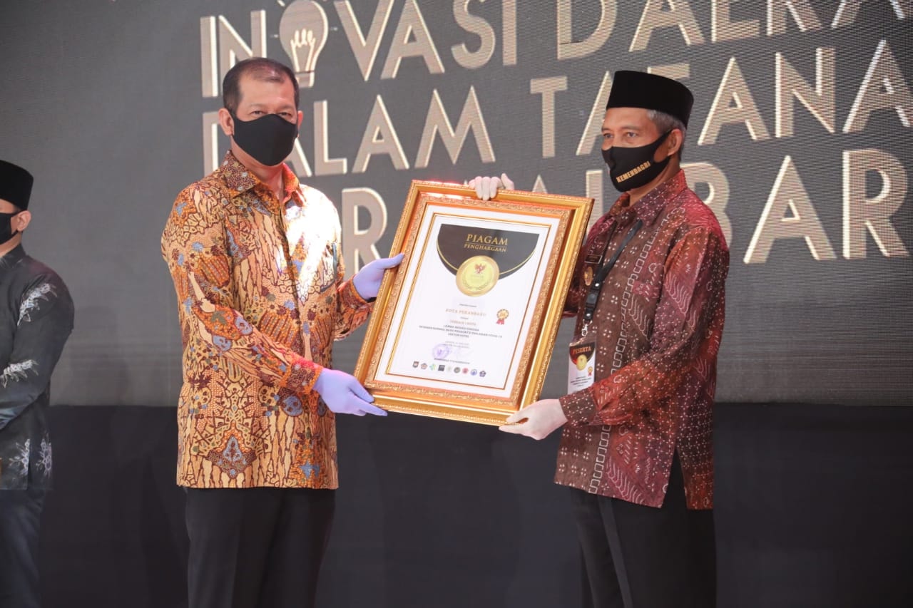 Pekanbaru Raih Penghargaan Lomba Inovasi Daerah TatananÂ Normal Baru
