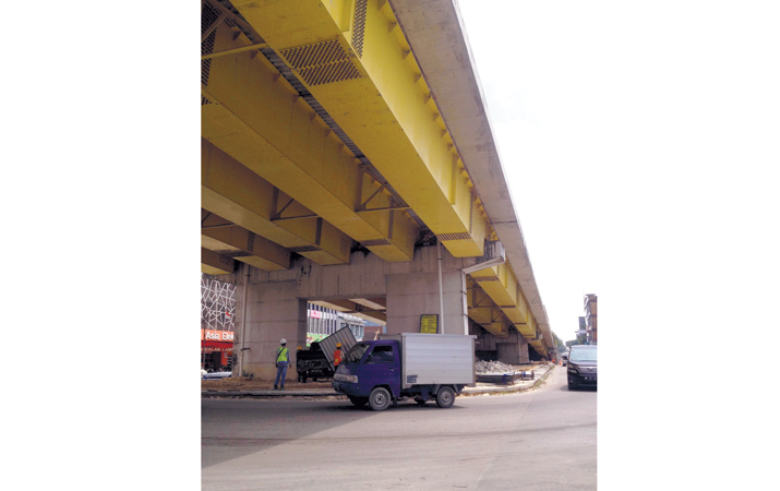 Siang ini, Pengecoran Terakhir Jembatan Siak IV 