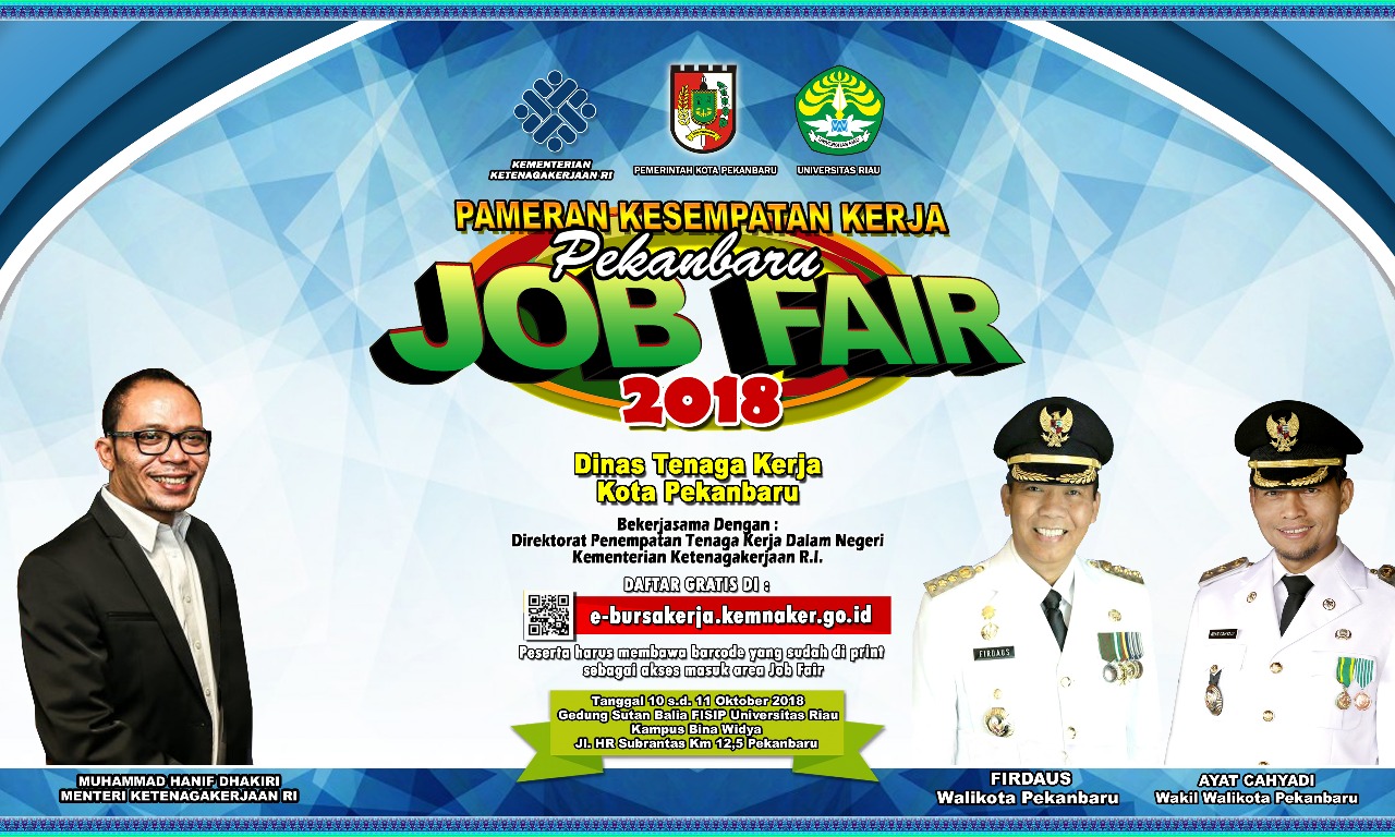 Disnaker Pekanbaru Buka Pendaftaran Job Fair Lewat Online