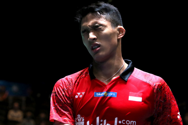 Anjlok, Jonatan Christie Turun ke Rangking 6 Dunia