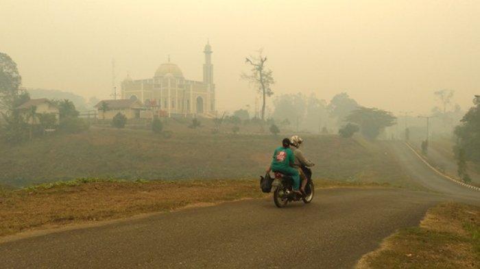 Kualitas Udara Pagi Ini di Kota Jambi Tidak Sehat, Jarak Pandang 500 Meter