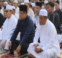 Mantan Gubri Rusli Zainal dan Kadivas Rayakan Idul Adha Bersama