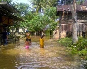 Kampar Kiri Kembali Diterjang Banjir