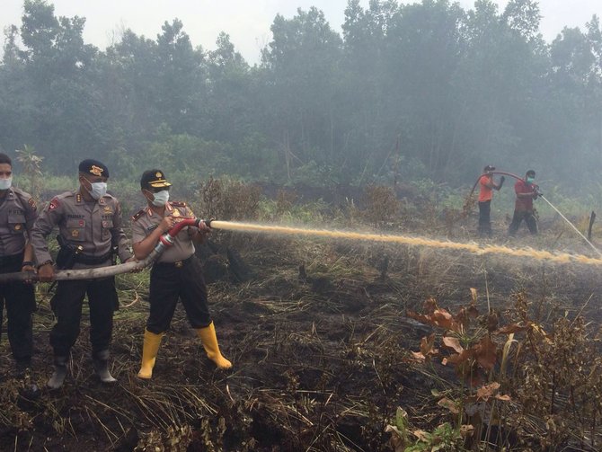 Kebakaran Lahan  Kembali Terjadi Dumai