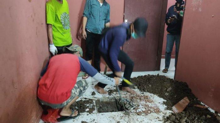 Geger Mayat Dikubur di Bawah Keramik Kontrakan di Depok, Penyewanya Terungkap