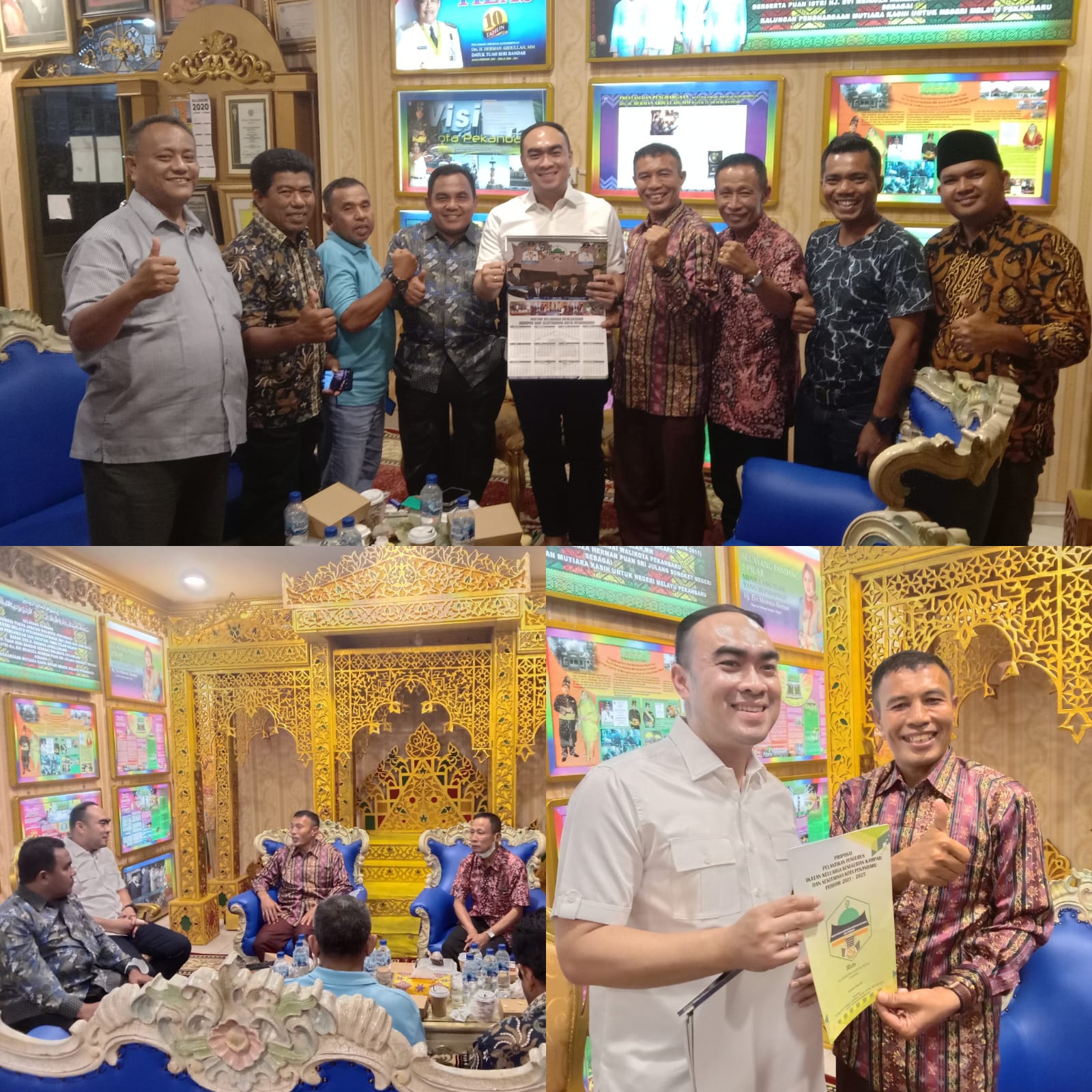 IK3S Pekanbaru Audiensi dengan Tokoh Muda Kampar Irvan Herman