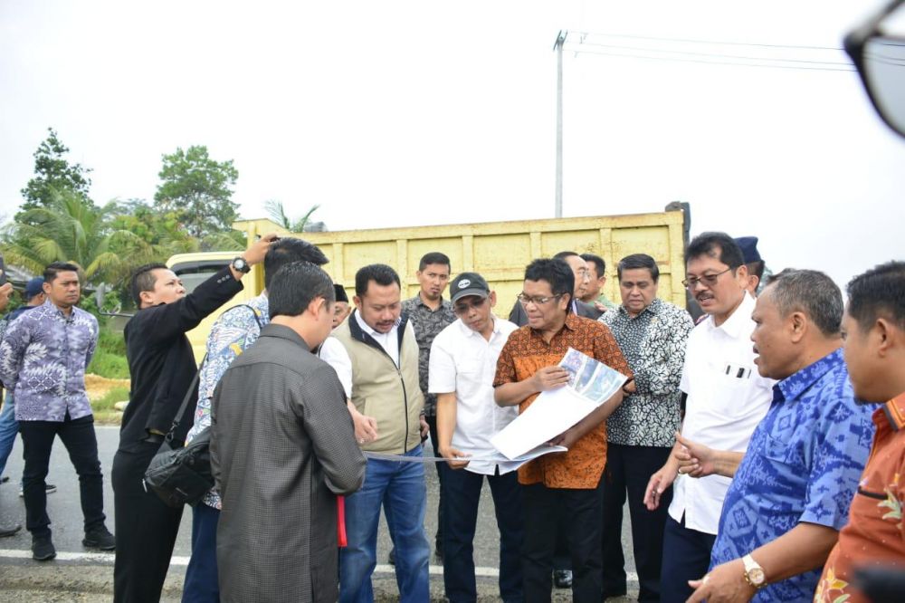 Komisi V DPR RI Tinjau Pembangunan Jalan Tol Pekanbaru-Bangkinang