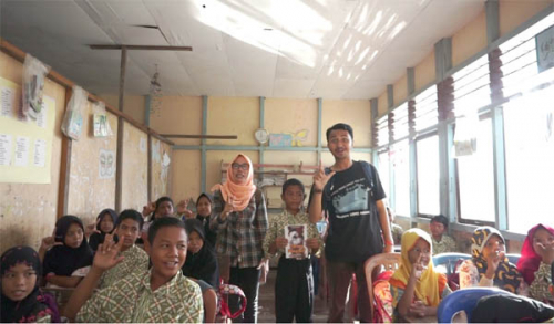 Siswa SDN 12 Concong Luar Inhil Ikuti Proses Literasi