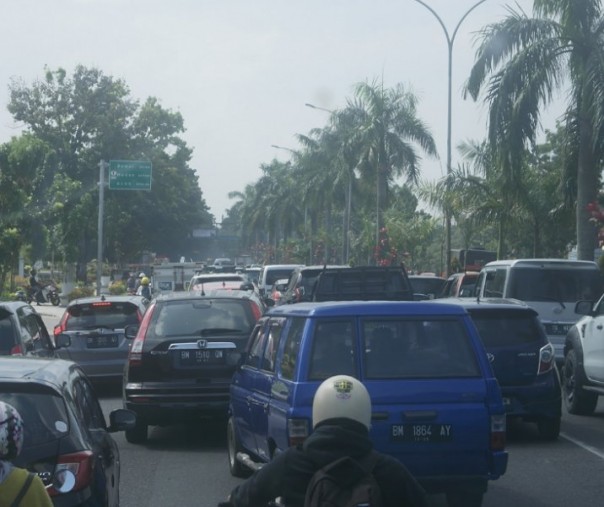 Macet Parah di Beberapa Titik Ruas Jalan Pekanbaru, Ini yang Dilakukan Dishub