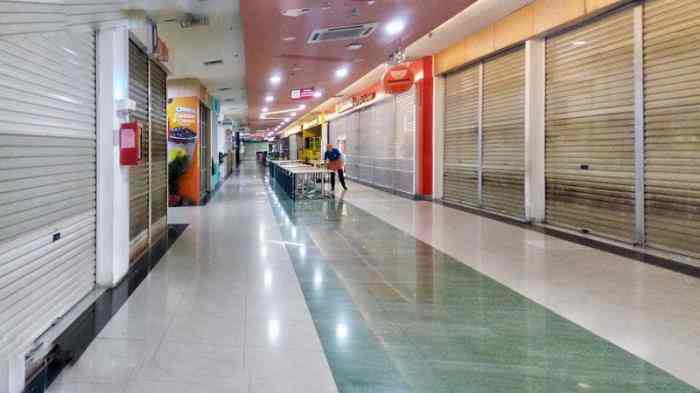 Masih Zona Merah, Mall di Pekanbaru Belum bisa Beroperasi