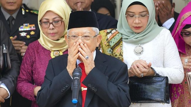 Maruf Amin Dukung Siapa Pun Menteri yang Ditunjuk Jokowi