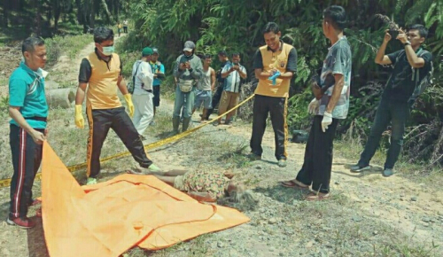 Ditemukan Mayat Wanita di Bukit Petai Pangkalan Lesung , Pelalawan