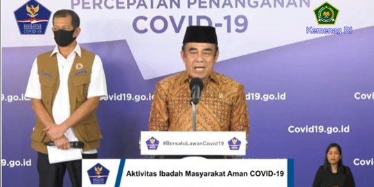 Kasus Corona Meningkat, Menag Minta Umat Beribadah di Rumah