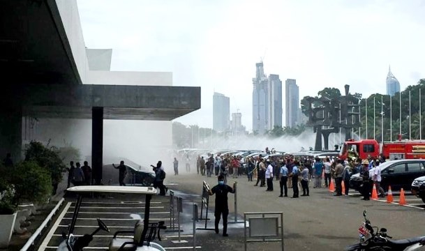 Gedung DPR Dikepung Asap, Indra: Bukan Kebakaran Tapi Masalah Aerosol