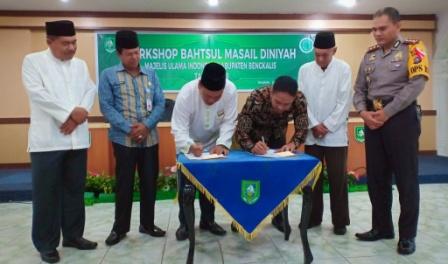 Antisipasi Kecurangan Pemilu dan Pilpres, Bawaslu dan MUI Bengkalis Sepakat Kerja Sama