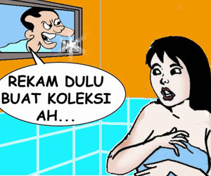 Ditangkap Polisi setelah Merekam Tetangga Mandi 