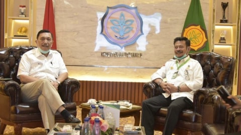 Gantikan Luhut, Jokowi Tunjuk Mentan Yasin Limpo jadi Menteri KKP Ad Interim