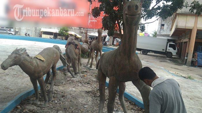 Dinas PUPR Tata Ulang Taman Patung Kuda