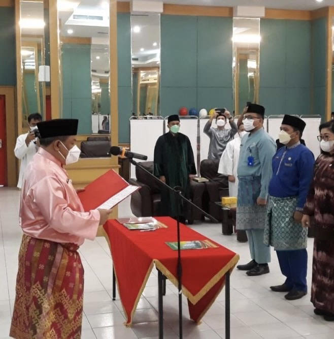 Pelantikan Eselon III Pemprov Riau Disebar di Beberapa Tempat 